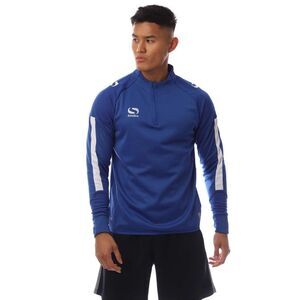 Sondico Mens Evolution Quarter Zip Sweatshirt / Blue